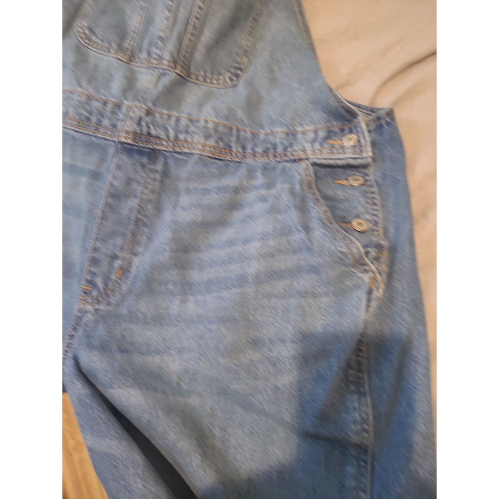 Old Navy Denim Overalls Women SZ 18 Tall casual boho country girl Western street - Picture 9 of 10